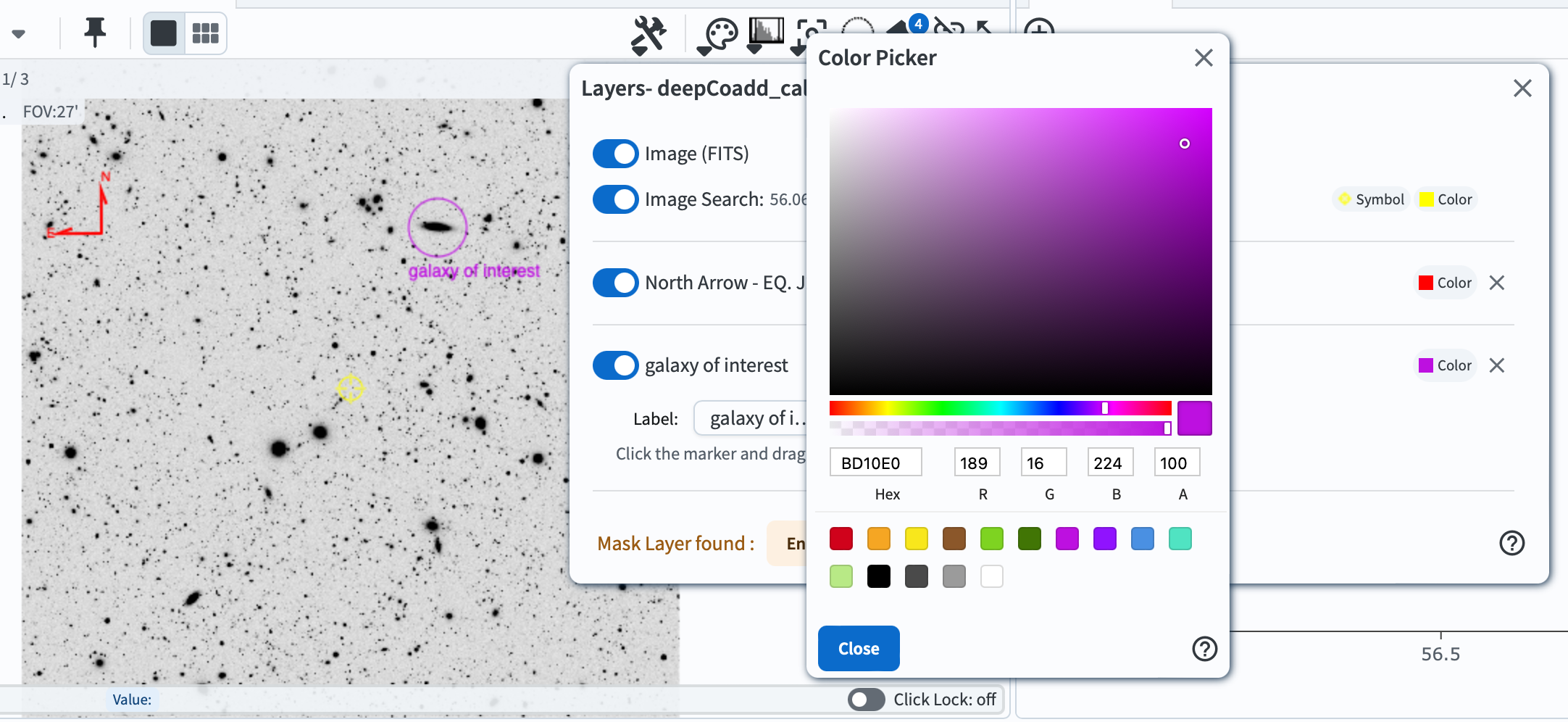 A screenshot showing how to add a marker and edit the marker.